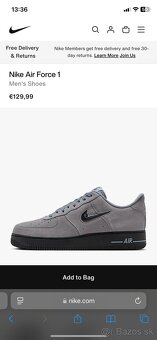 Nike Air Force 1 grey/black - 4