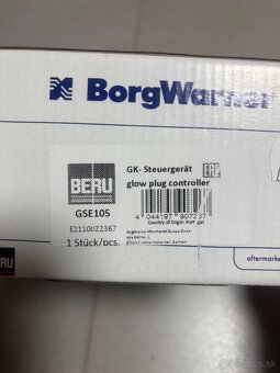 RJ času žeravenia BorgWarner (BERU) GSE105 (L186) - 4