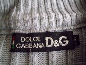 Dolce Gabbana pánsky vlnený sveter   M-L - 4