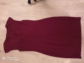 Šaty burgundy H&M veľ.36/38 - 4