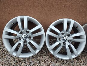 Predám kolesá/disky Volkswagen 5x112 r16 - 4