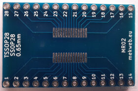 Adaptery pre integrovane obvody SDIP, TSSOP - DIP (hobby) - 4