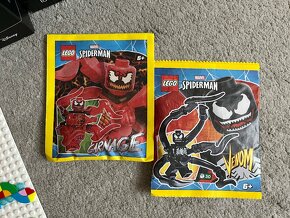 P: LEGO Star Wars helmy a VENOM, CARNAGE hlavy - NOVÉ - 4