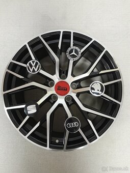 Alu disky R19 5x112 Et45 8,5J MAM RS4 BF Seat Audi Vw Škoda - 4