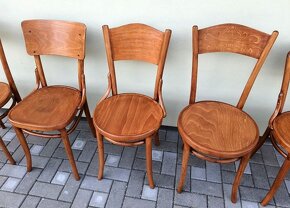 Ohýbané bukové stoličky THONET po renovaci - 4