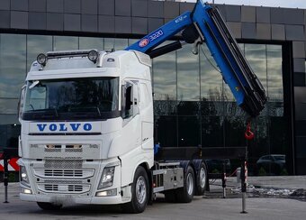 Volvo FH 550 - 6x2 - Tahač+HR-HMF 3220 K-8+Naviják–EURO 6 - 4