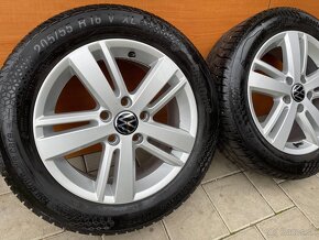 Orig.VW Alu Disky 5x112 6,5jxR16 ET50 205 55 16 zimné - 4