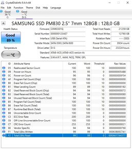 SSD Samsung PM 830; 128GB; 2,5“; SATAIII - 4