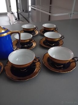 Porcelan 24 karatove zlato vitrinovy stav - 4