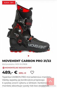 Skialp lyziarky MOVEMENT CARBON PRO - 4