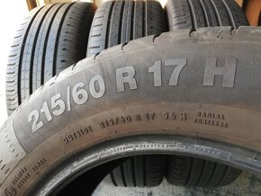 215/60 r17 letné pneumatiky Continental 6,5mm - 4