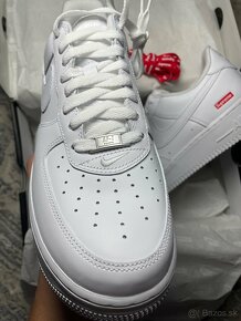 Air Force 1  Supreme white (biele) 44 - 4