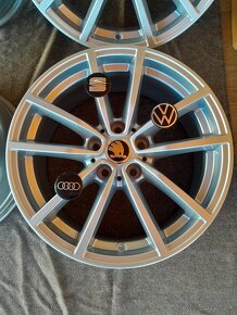 Alu disky R17 5x112 Et30 7.5J Škoda Seat Audi Volkswagen - 4