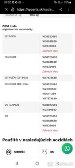 Citroen,C4,DS,Peugeot  5008,Valeo brzdové dosky - 4