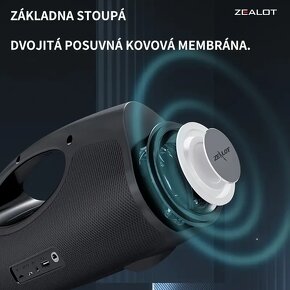 Výkonný nový 40W bluetooth reproduktor s mikrofonem. - 4