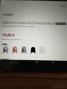 GUESS:Dámska zimná (prechodná) bunda - 4