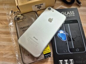 Apple iPhone 7 32GB Silver, nová batéria 100%, BT slúchadlá - 4