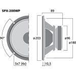 Repro Monacor SPX- 200 WP NOVÉ - 4