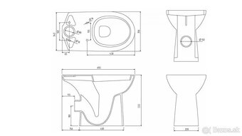 Kombinované WC Kolo Nova Pro keramika NOVE - 4