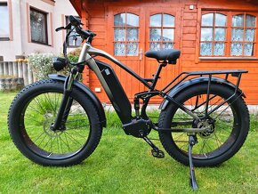 Výkonný ebike Burchda 1000W,18Ah,45km/h,100km,33kg,nový - 4