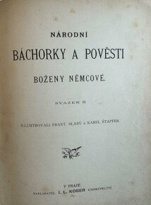 Bozena Nemcova - Bachorky a povesti 1892/3 - 4