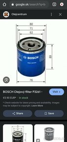 Bosch olejový filter, Bosch filter paliva, brzdové platničky - 4