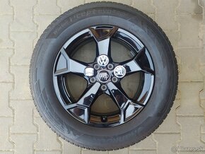 Orig. sada Audi, VW, Škoda, Seat 5x112 R17 + pneu 215/65 R17 - 4