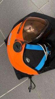 Lyziarka prilba Uvex junor visor orange - 4