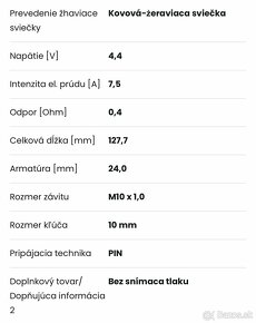 Žeraviaca sviečka NGK 5849 4kus. - 4