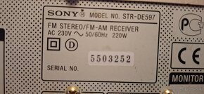 Predám receiver Sony STR-DE597 - 4