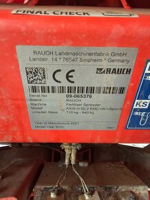 Rozmetadlo RAUCH AXIS-H 50.2 EMC+W VS-Pro Isobus - 4