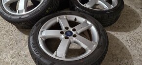 Predám alu. disky Ford 5x108 R17 + letné pneu 205/50 R17 - 4