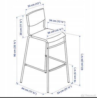 Barové stoličky IKEA - 4