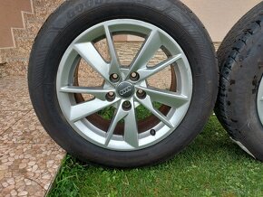 Original AUDI alu disky,rozteč 5x112,na pneu 205/60R16 - 4