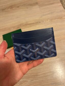 Goyard cardholder /peňaženka - navy blue (GO9) - 4