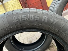 Predám pneu 215/55 R17 94V Continental ContiEcoContact 5 - 4