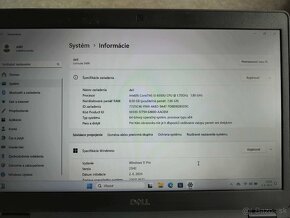 Predam vykonny notebook Dell s Intel 8thgen za 190 eur - 4