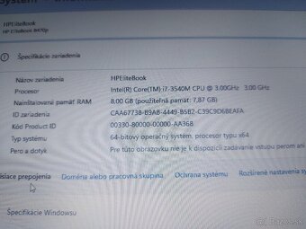 predám HP EliteBook 8470p - 4