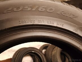 4x zimné pneumatiky 205/60 r17 - 4