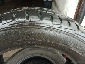 4x Letné pneumatiky 205/60 r 16 - 4