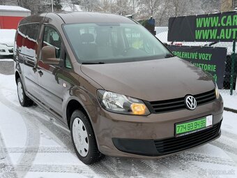 ► VW CADDY MAXI 1,6 MPI BEN/LPG - 7 MÍST, PARK. SENZORY ◄ - 4