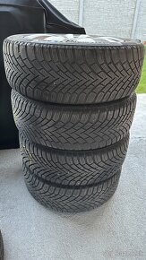 Plechove disky 61/2J R16 ET50+ zimne pneu 205/55 R16 - 4