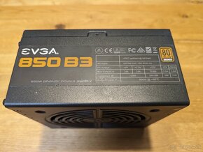 EVGA 850 B3 - 850W plne modulárny tichý PC zdroj - 4