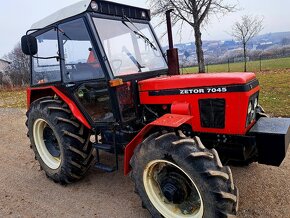 PREDAM TRAKTOR ZETOR 7045/7245 PLNE POJAZDNY STAV - 4