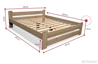 Postel 120x200 + matrac - 4