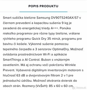 Samsung sušička - 4