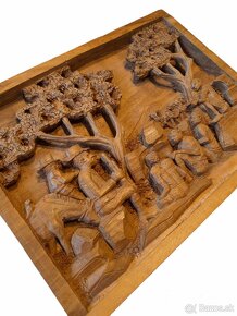 Obraz - drevorezba / Makavijera - wood carving - 4