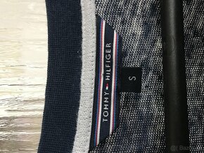 TOMMY HILFIGER originál transparentne tricko S/M - 4