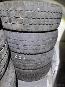 Plechové disky 5x118 + zimné pneu 195/70 r15c - 4