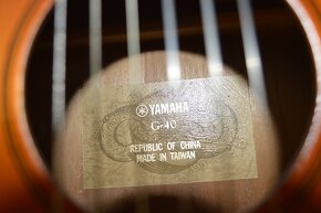 predam - krasna gitara YAMAHA G-40 - 4